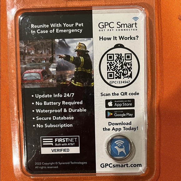 ⚡️⚡️⚡️Smart Pet Recovery System - Blue and White bundle 4 NWT - Picture 3 of 8